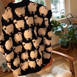 Navy Sheep Princess Diana Vest Size M